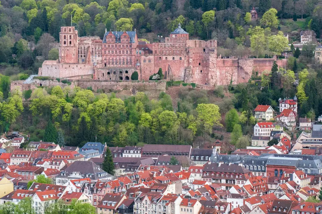 Heidelberg with the Heidelberg Castle