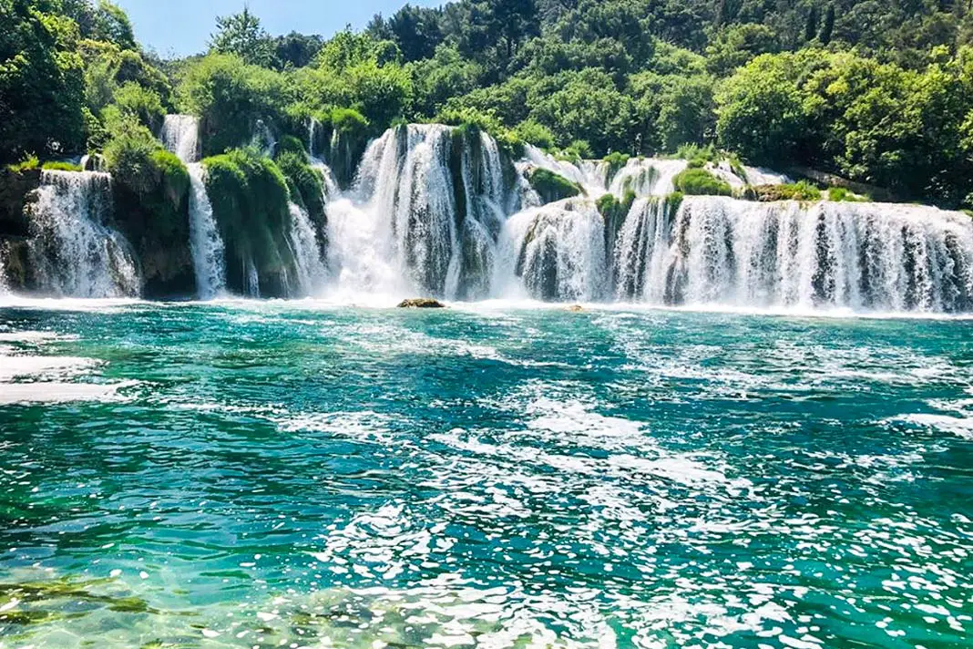 Der Skradinski Buk Wasserfall im Nationalpark Krka