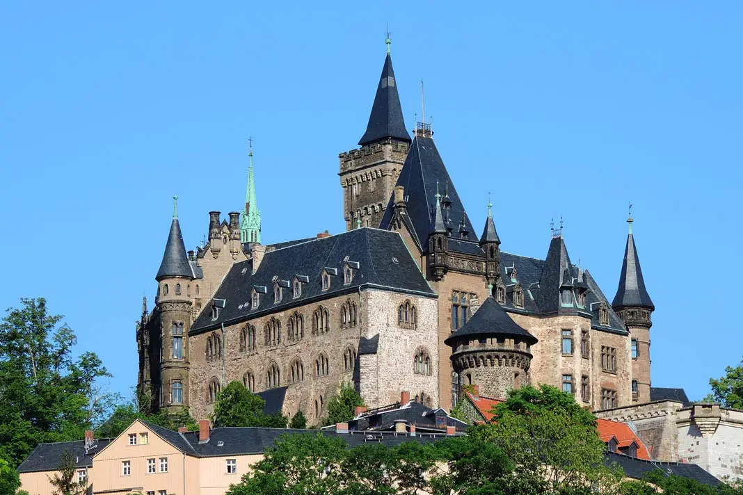 Blick auf Schloss Wernigerode