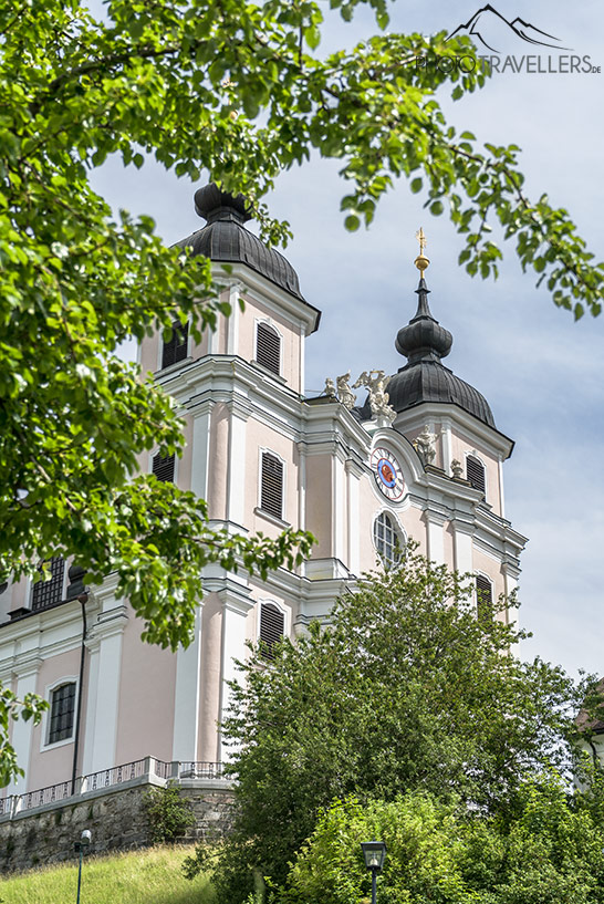 Die Basilika thront auf dem Sonntagberg