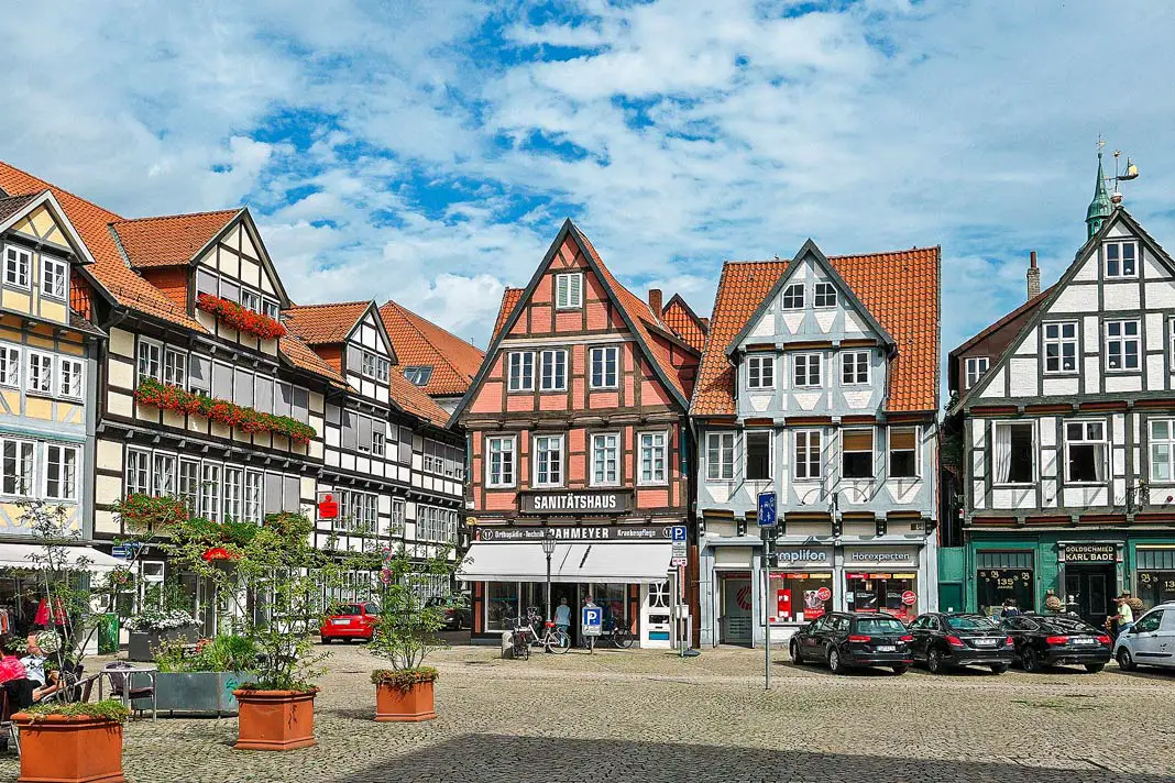 Der Marktplatz von Celle