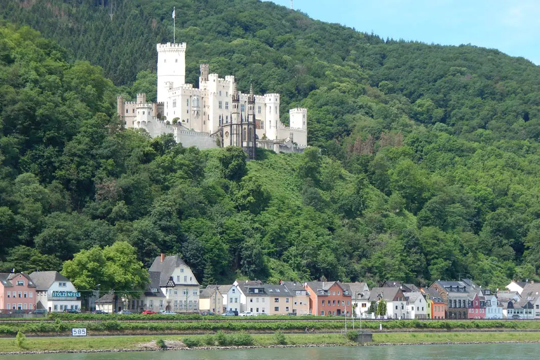 Blick auf Schloss Stolzenfels