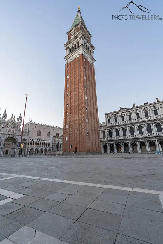 The St. Mark's Tower without people