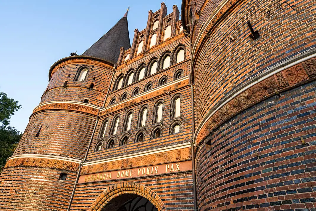The Holsten Gate in Lübeck