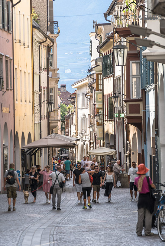 Die Laubengasse in Meran