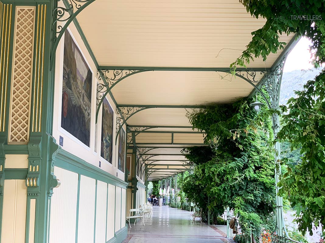 Die Wandelhalle in Meran