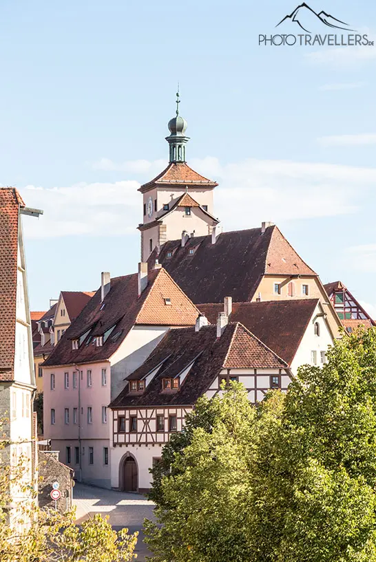 Blick auf den Weißen Turm in Rothenburg