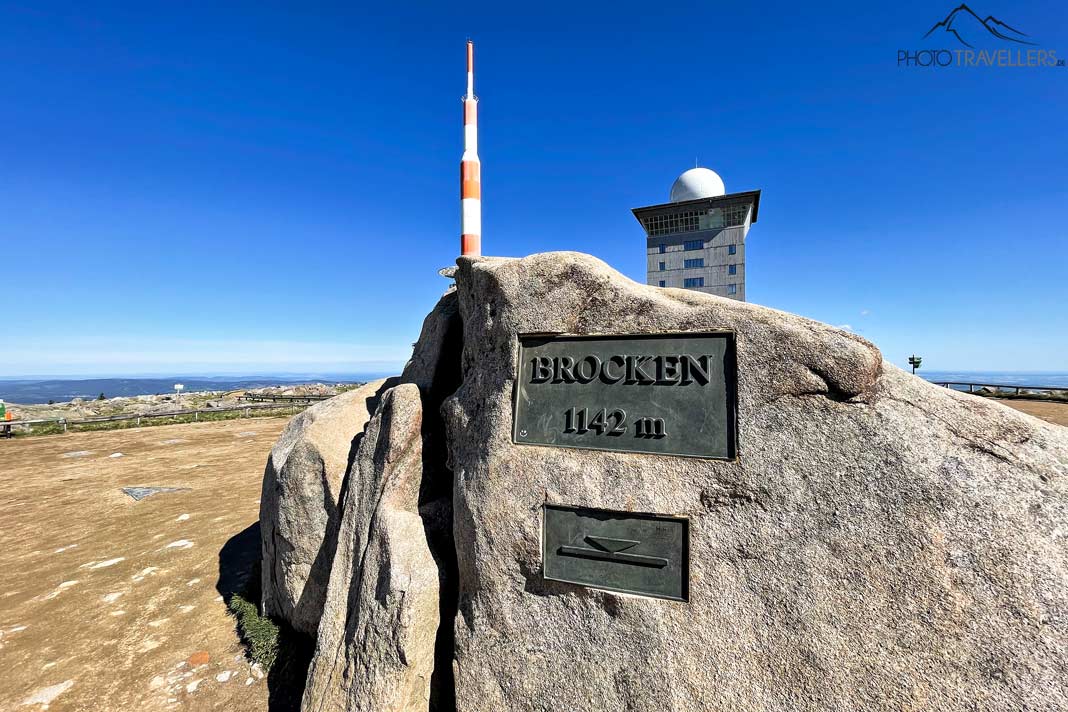 Gipfelstein auf dem Brocken