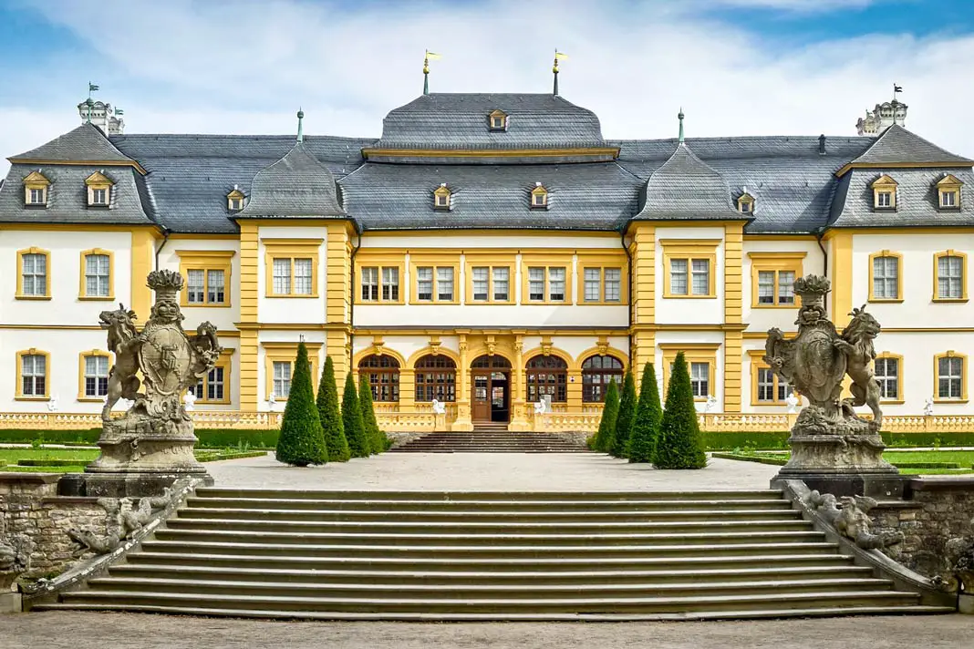 Das bekannte Schloss Veitshöchheim ist eine Top-Sehenswürdigkeit