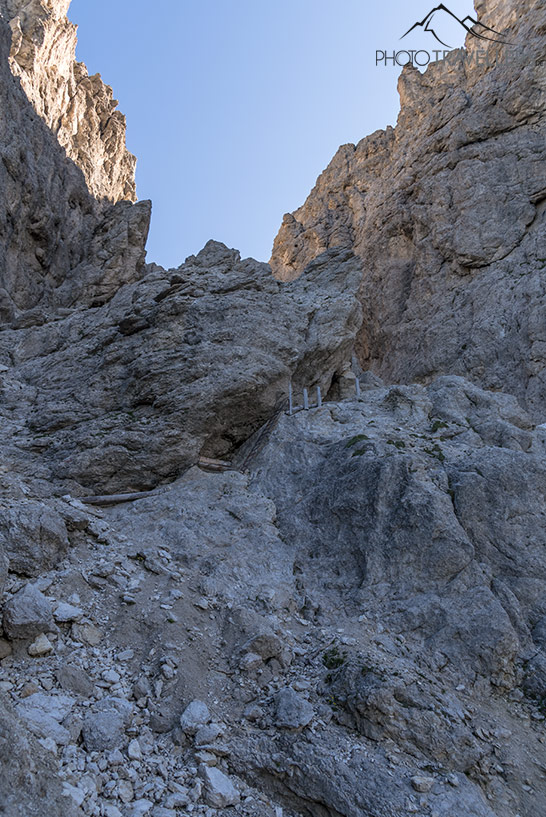 Aufstiegsweg zum Vajolonpass