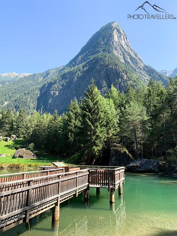 Der Habicher See im Ötztal