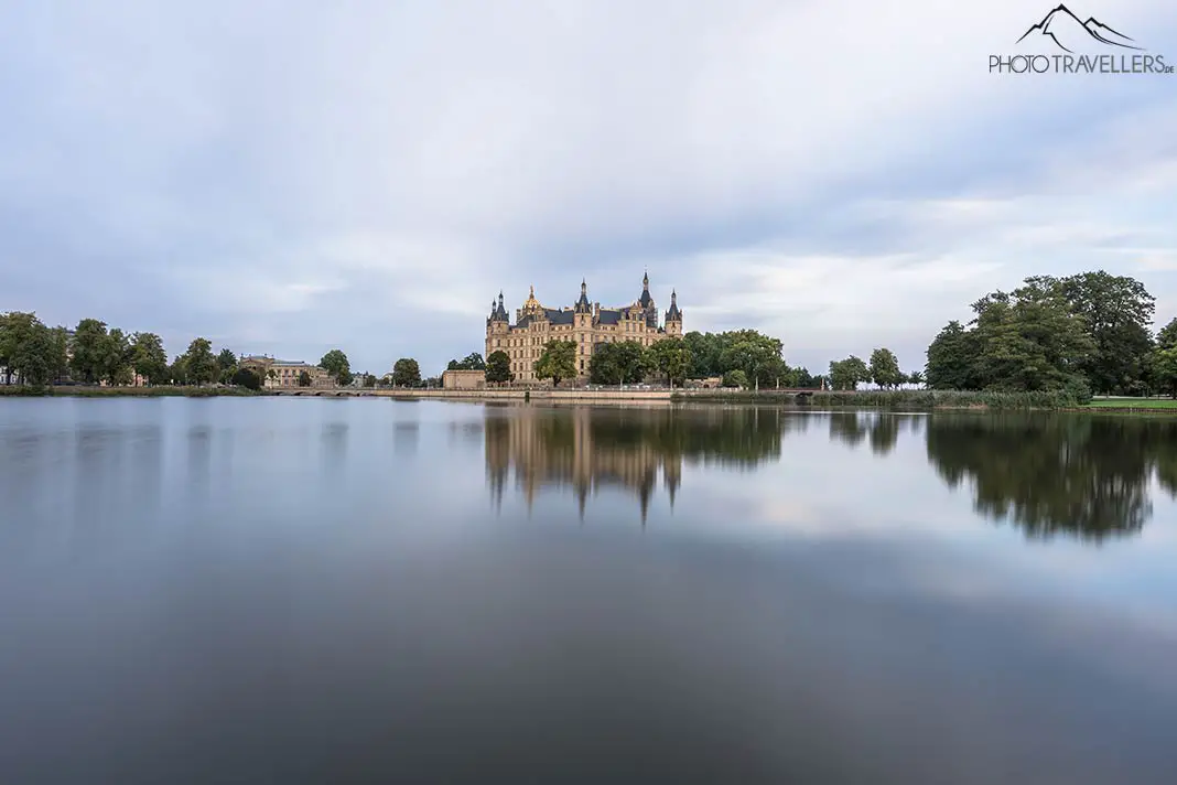 Blick auf der Schloss Schwerin