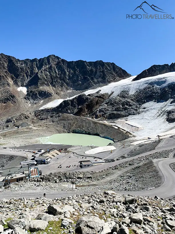 Der Gletschersee des Rettenbachgletschers