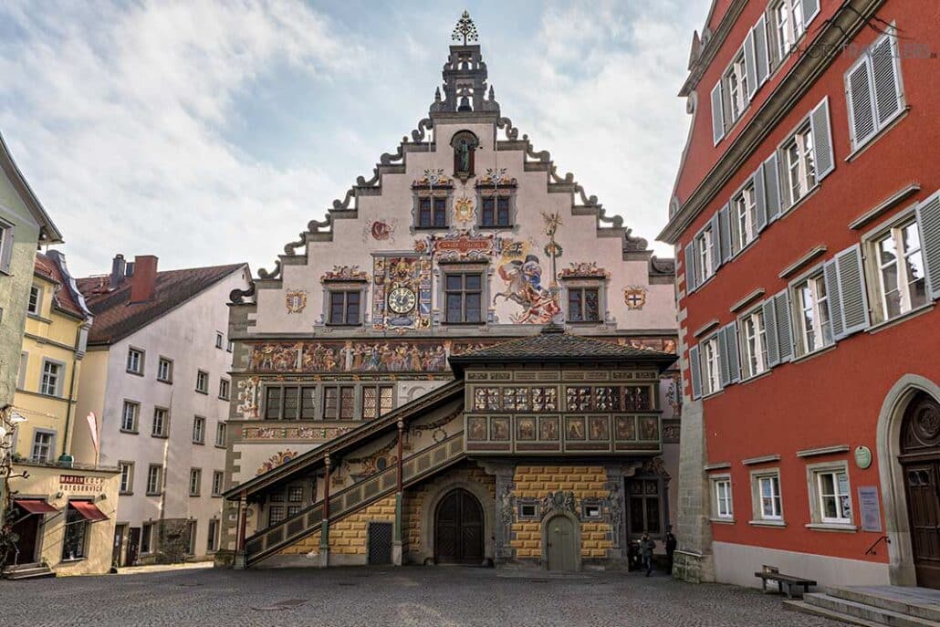 Das prächtig verzierte Alte Rathaus in Lindau