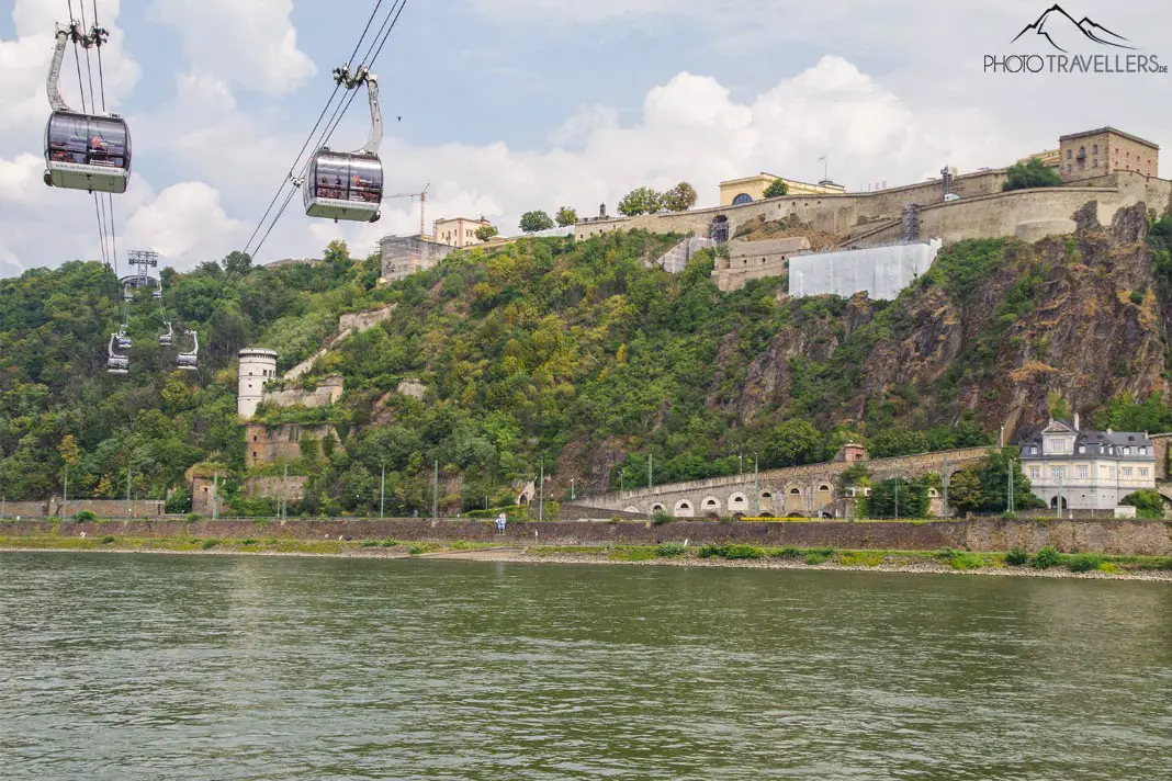 Die Festung Ehrenbreitstein gehört zum UNESCO-Welterbe 