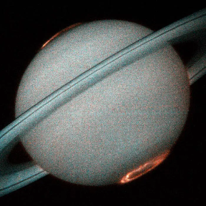 Polarlichter auf dem Saturn