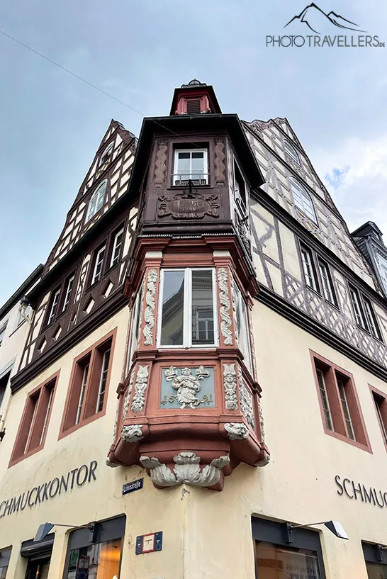 Ein Erker der Vier Türme in Koblenz