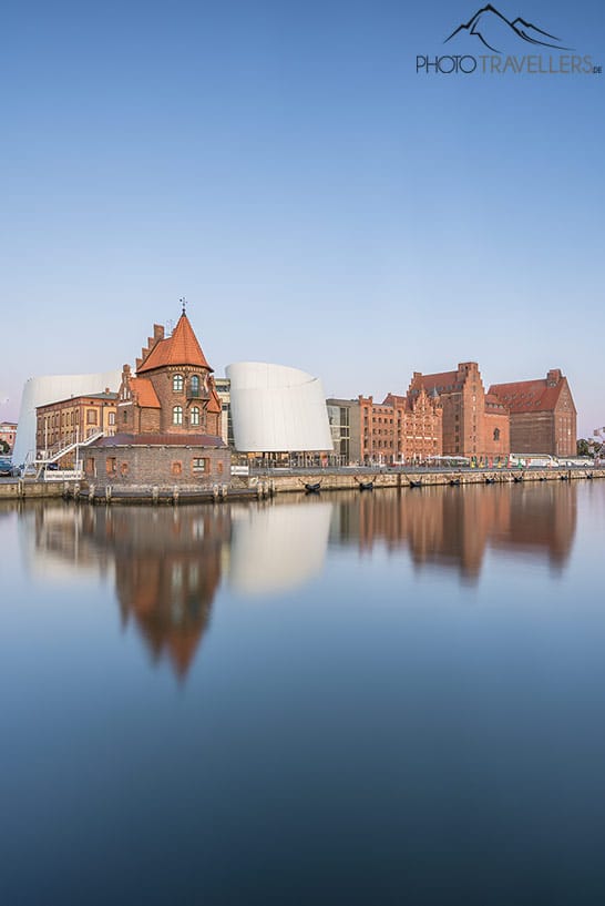 Der Hafen von Stralsund am Morgen