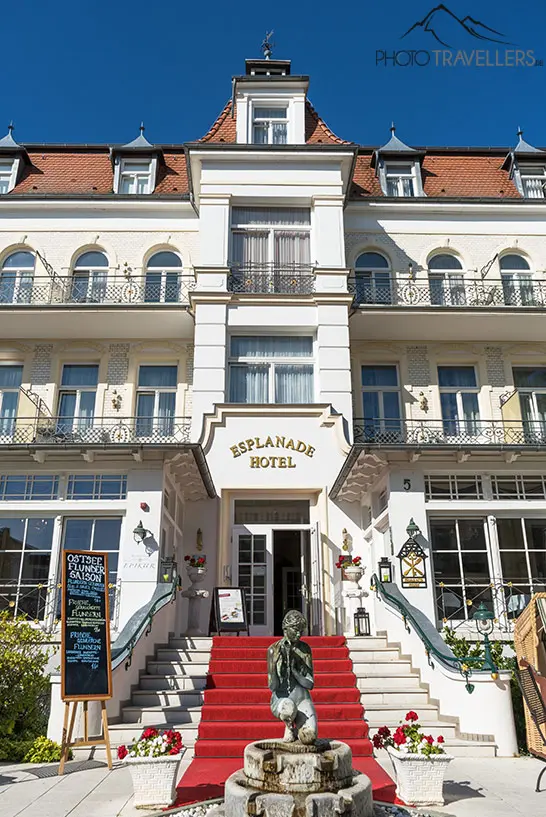 Das mondäne Hotel Esplanade in Heringsdorf