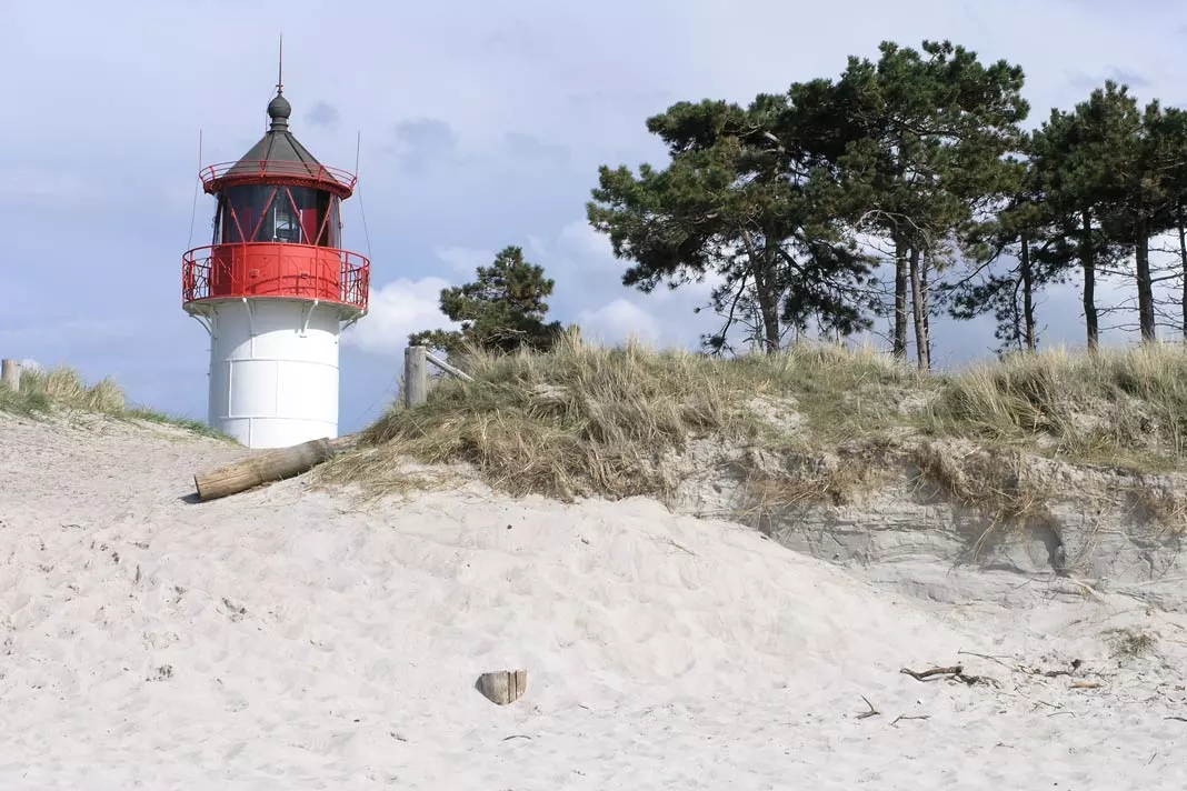 Der Leuchtturm Gellen auf Hiddensee