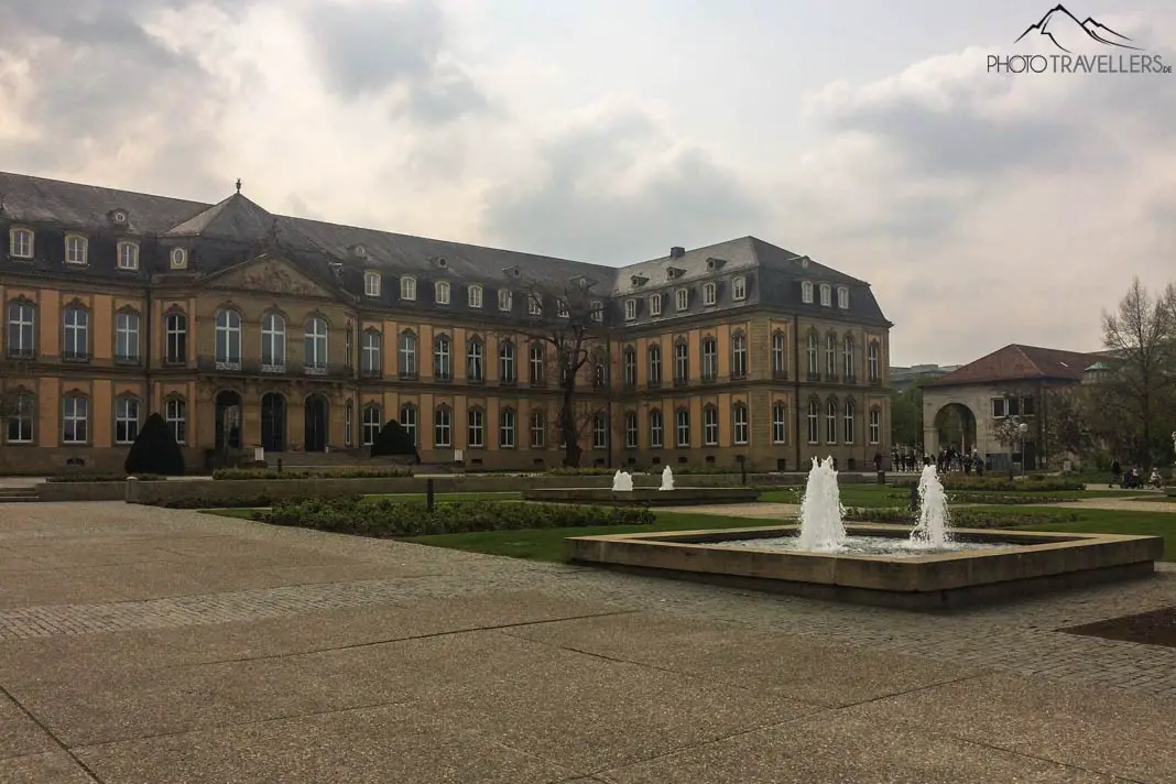 Der Oberer Schlossgarten des Neuen Schlosses in Stuttgart