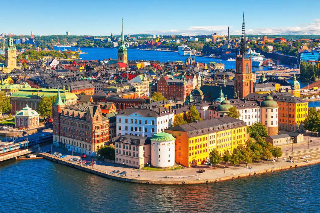 Der Blick über Stockholm