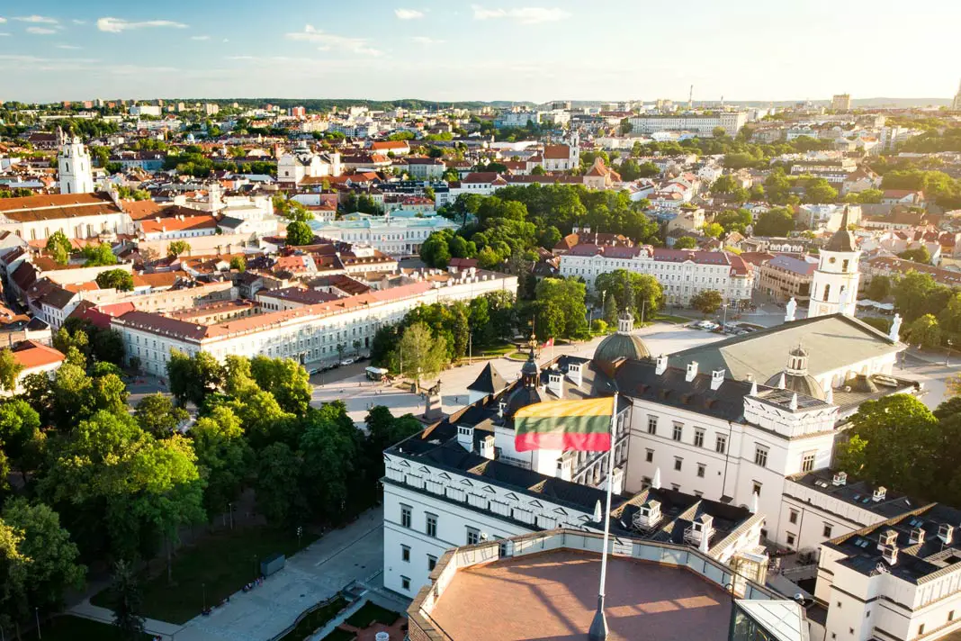 Der Blick über Vilnius