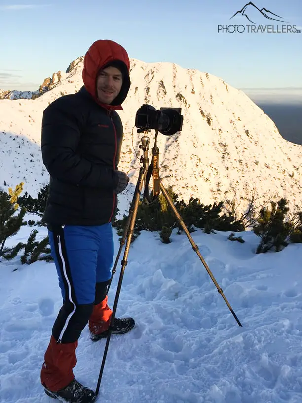 On the road in the mountains with the Gitzo Traveler tripod