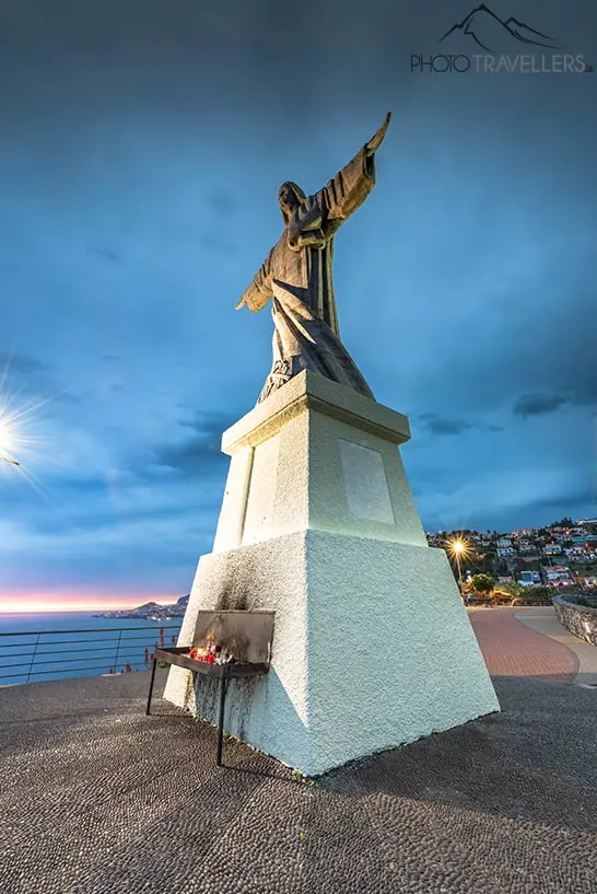 Die Christus-Statue Cristo Rei auf Madeira