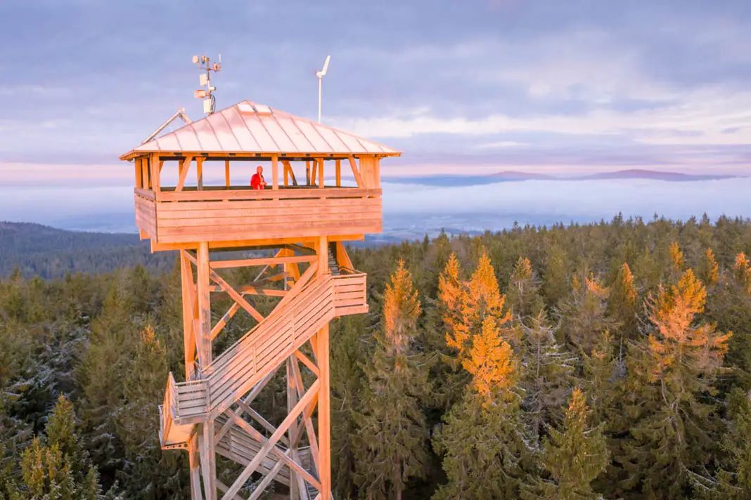 Der höchste Punkt im Naturpark Steinwald: der Oberpfalz Turm