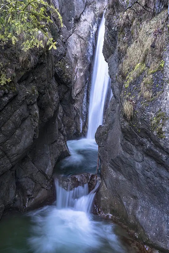 Der obere Tatzelwurmer Wasserfall