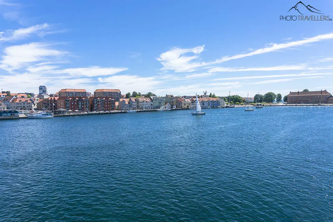 Der Blick auf den Hafen von Sønderborg