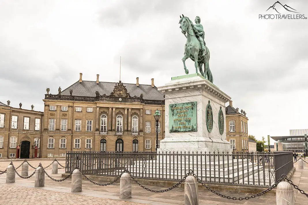 Das Schloss Amalienborg in Kopenhagen