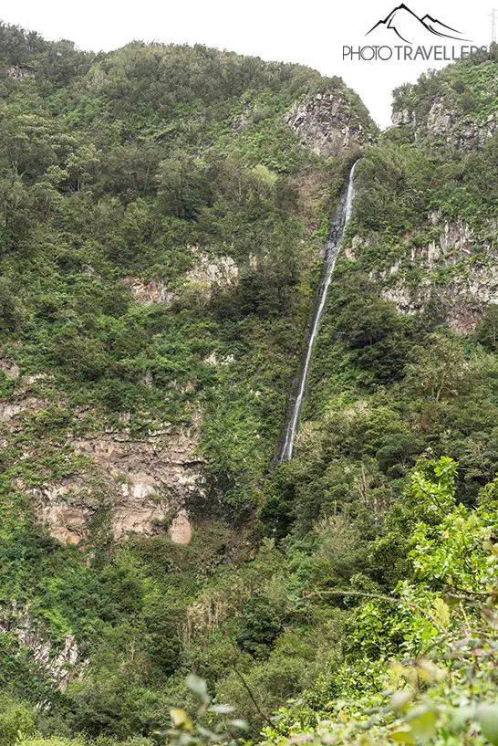 Der Blick auf den Wasserfall El Chorro