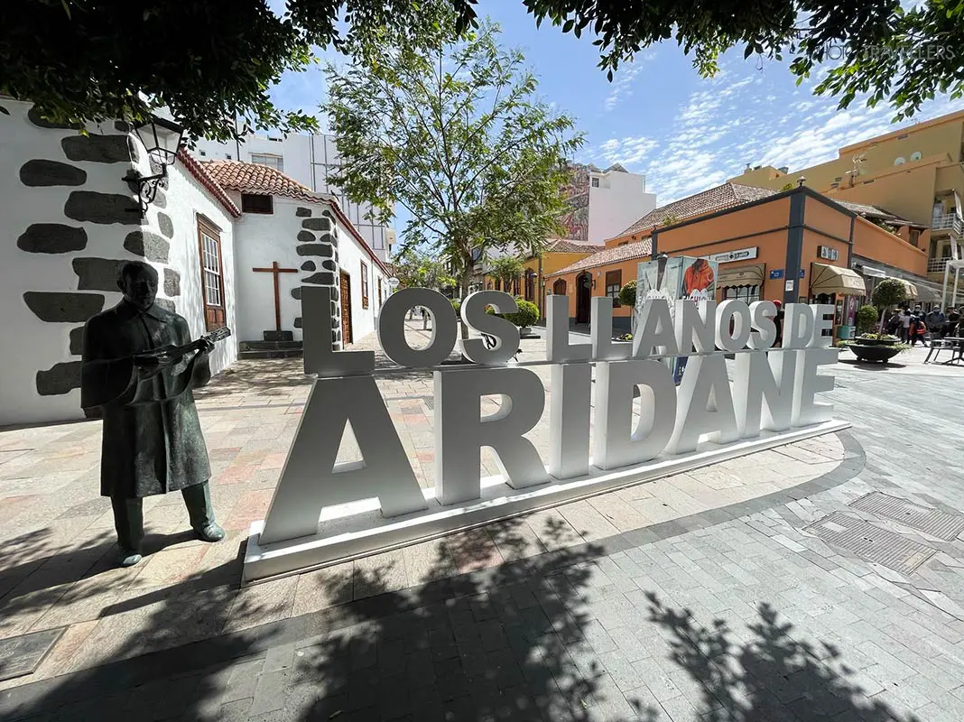 Der Schiftzug "Los Llanos" in der gleichnamigen Stadt auf La Palma