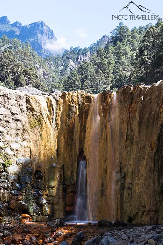 Das beliebte Fotomotiv in der Schlucht der Ängste: die Cascada de Los Colores