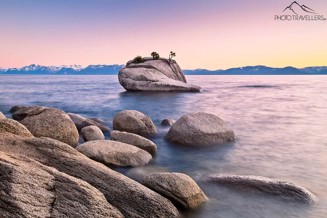 Granitfelsen im Lake Tahoe