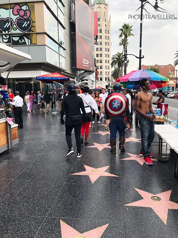 Der Walk of Fame in Los Angeles