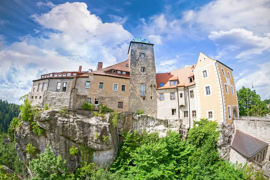 Die Burg Hohnstein in der Sächsischen Schweiz