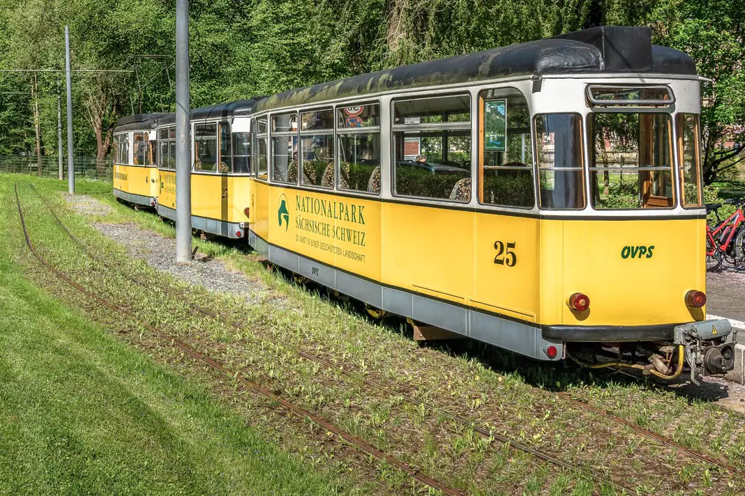 Die Kirschnitztalbahn in der Sächsischen Schweiz