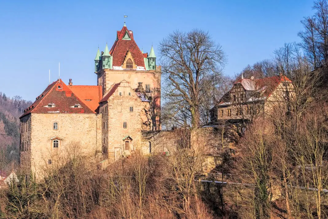 Das Schloss Kuckuckstein in der Sächsischen Schweiz
