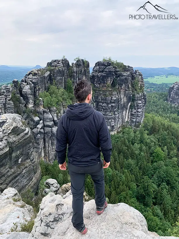 Ausblick von den Schrammsteinen - die Sächsische Schweiz ist traumhaft schön