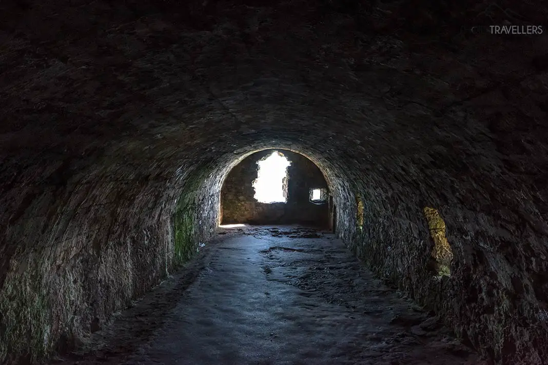 Der Kerker "Whig's Vault" im Dunnottar Castle