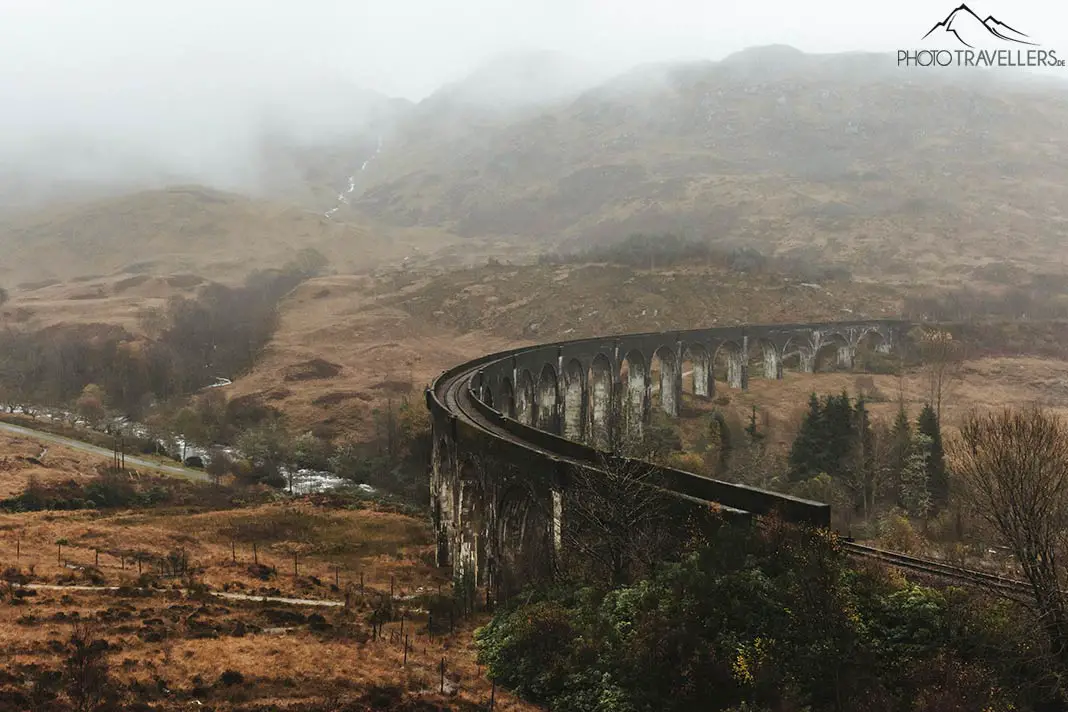 Das Glenfinnan Viadukt von oben