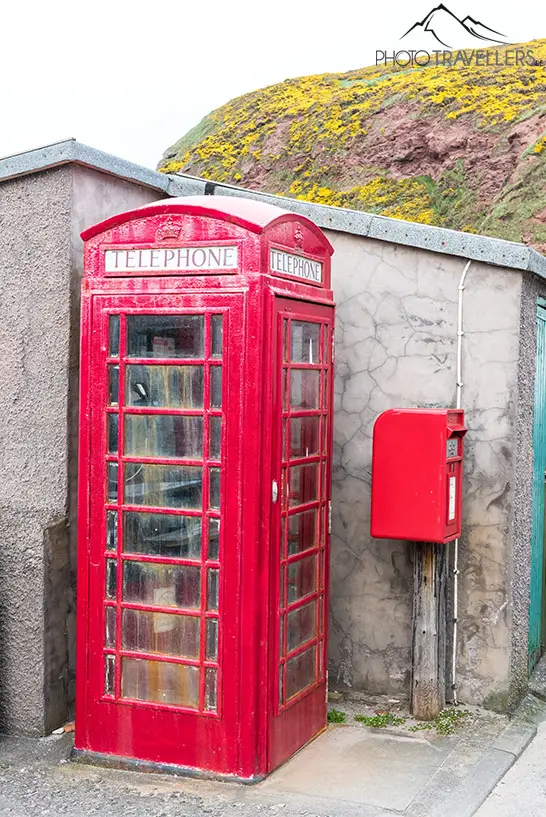 Die rote Telefonzelle in Pennan