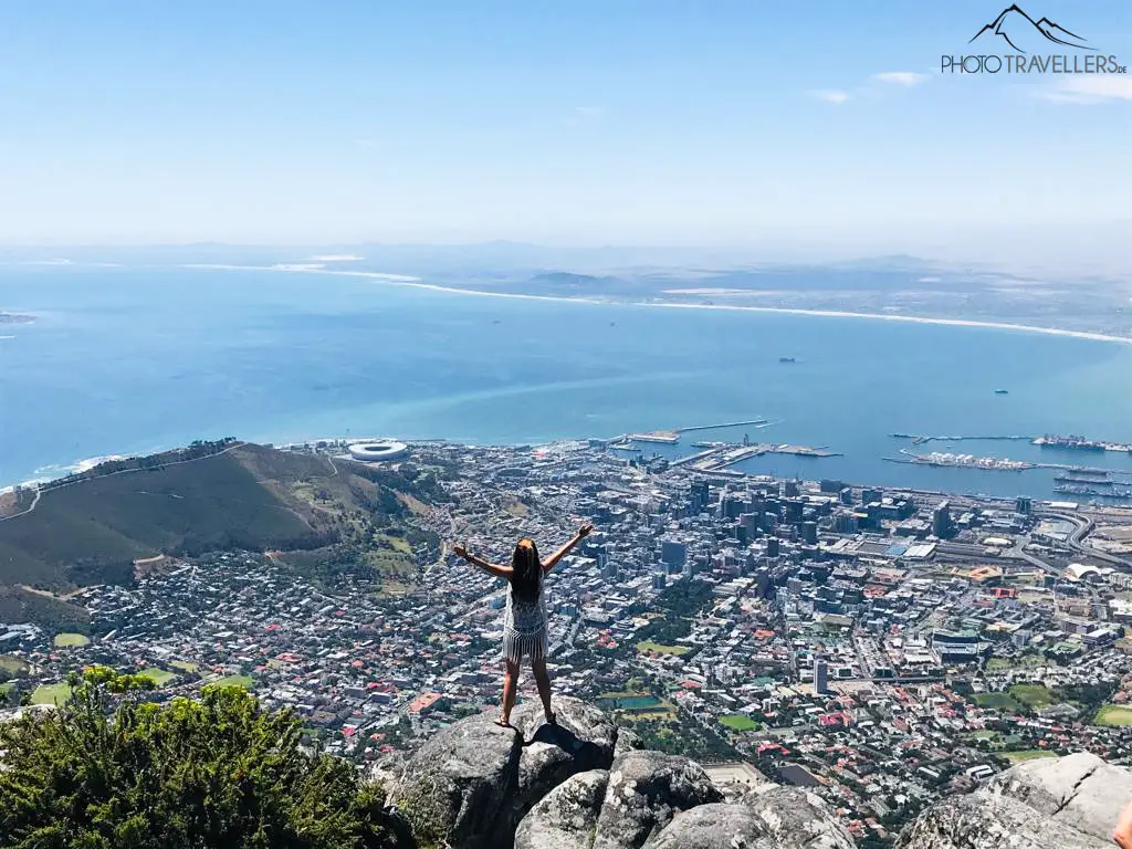 Der beeindruckende Blick vom Tafelberg auf Kapstadt