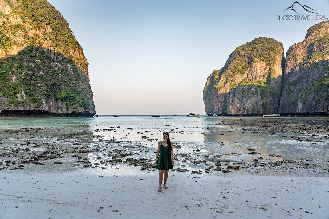 Reisebloggerin Biggi Bauer in der Maya Bay auf der Insel Koh Phi Phi Leh, Thailand
