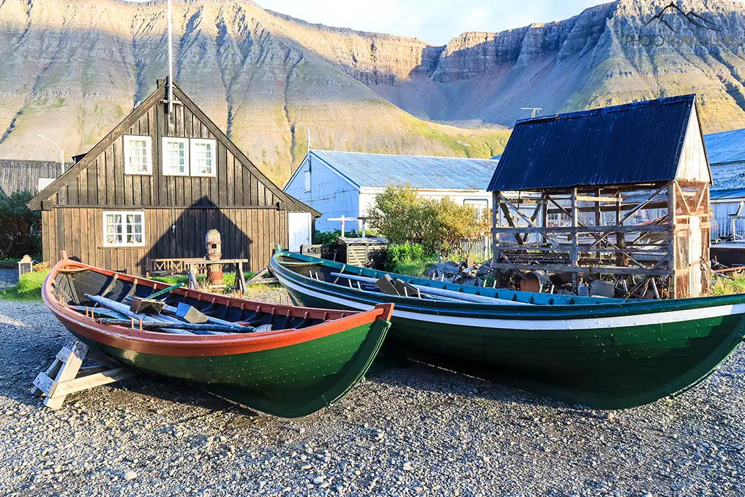 Alte Boote in Ísafjörður