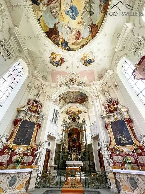 Im Inneren der Schlosskirche St. Marien