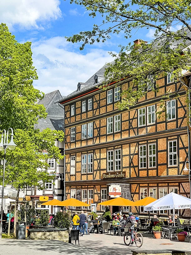 Cafés in der Altstadt von Goslar